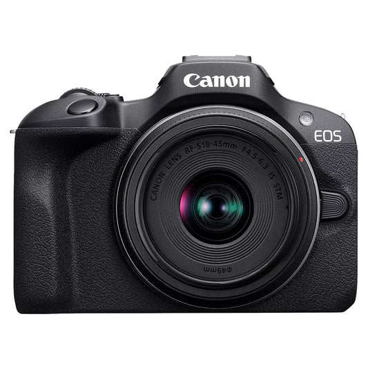 Canon EOS R100 Mirrorless Digital Camera with RF-S 18-45mm IS STM Lens - abigailcamera 70589259