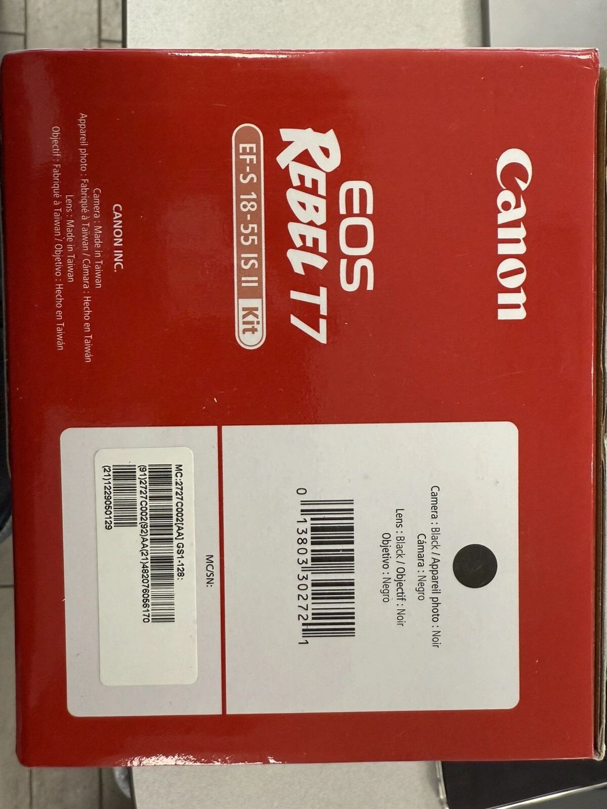 Canon EOS Rebel T7 DSLR Camera - Black (Kit with 18-55mm Lens) - abigailcamera 48145538
