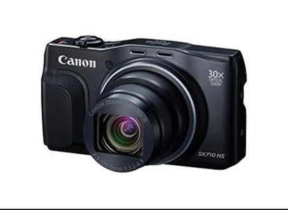 Canon Power Shot SX710 HS 20.3MP Digital Camera 30x Optical Zoom Wi-Fi Black - abigailcamera 14467593