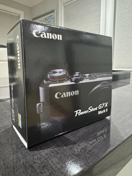 Canon PowerShot G7 X Mark II 20.1-Megapixel Digital Video Camera – Black - abigailcamera 13746989