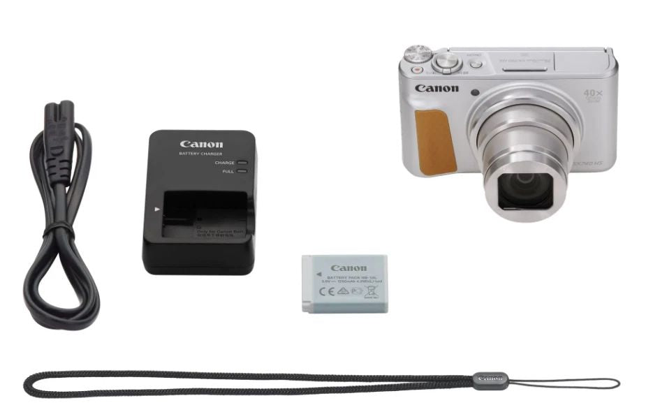 Canon PowerShot SX740 HS 20.3MP 4K Digital Camera – Silver - abigailcamera
