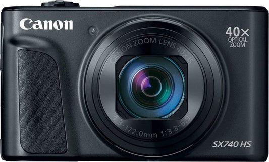 Canon PowerShot SX740 HS Camera with 40x Optical Zoom – Black (International Model) - abigailcamera 19177564