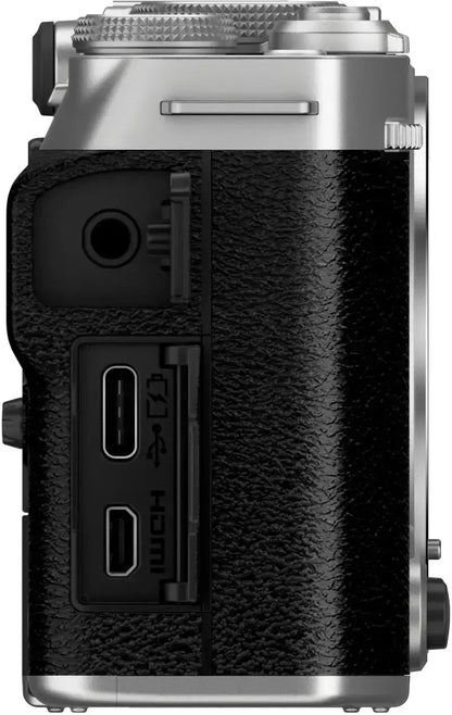 Fujifilm X-M5 26.1MP Mirrorless Camera Body Only – Silver (USA Model) - abigailcamera 80525407