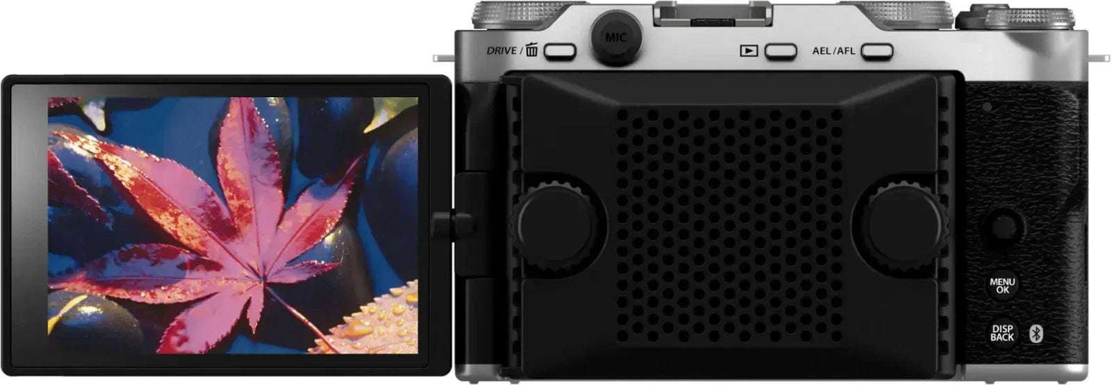 Fujifilm X-M5 26.1MP Mirrorless Camera Body Only – Silver (USA Model) - abigailcamera 57181879