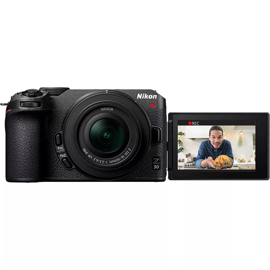 Nikon Z 30 Mirrorless Camera Body with NIKKOR Z DX 16-50mm f/3.5-6.3 VR Lens Kit - abigailcamera 73188364
