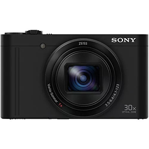 SONY DSC-WX500 18.2MP 30x Optical Zoom Digital Camera (Black) - abigailcamera